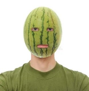 Create meme: stray228 in watermelon helmet, watermelon , a man with a watermelon on his head