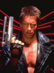 Create meme: the terminator 1984, meme of terminator, terminator t 800