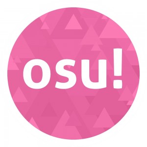 Create meme: osu logo, osu!