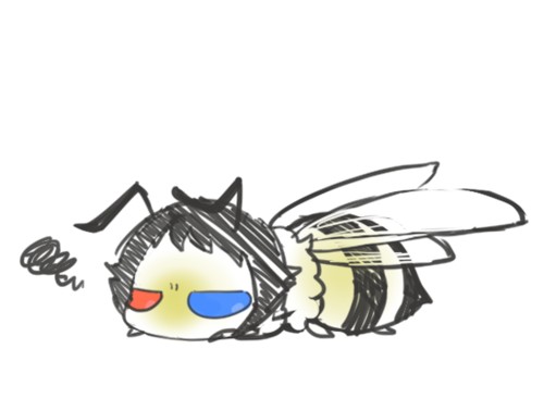 Create meme: sollux kaptor bee, bee , anime 