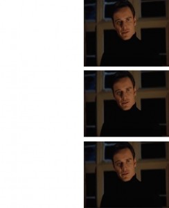 Create meme: Fassbender meme, meme perfectly, meme with Fassbender