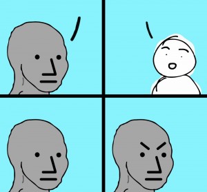 Создать мем: npc meme шаблон, your meme, мемы