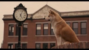 Create meme: Hachiko is waiting for the footage, Hachiko clock, Hachiko waits movie