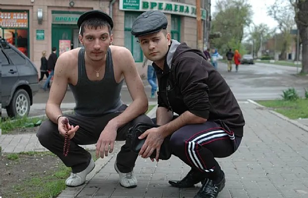 Create meme: Russian Gopnik, chavs , kid Gopnik