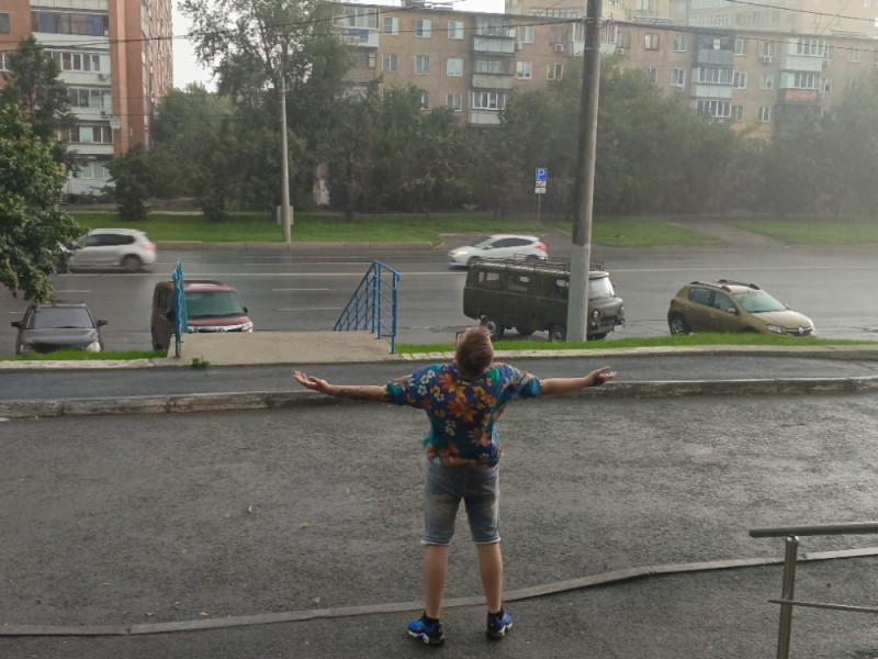 Create meme: rain in novosibirsk, rainy day, To the streets