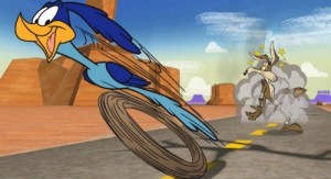 Create meme: looney tunes road runner, coyote and road runner