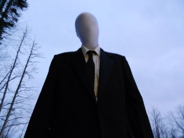 Create meme: slendermen , slenderman 1983, Slender man in real life