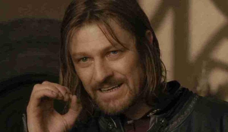 Create meme: Boromir , the Lord of the rings Boromir, Boromir meme 