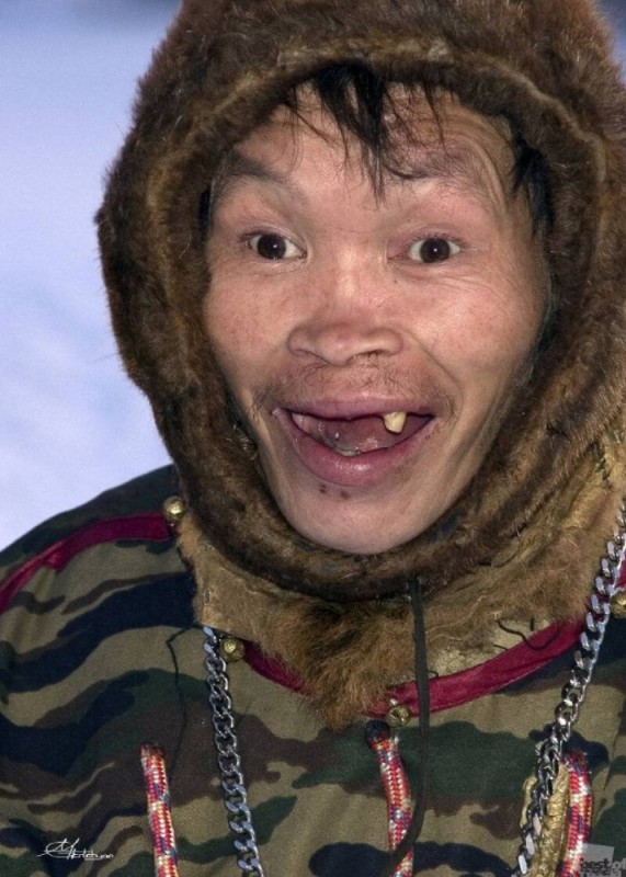 Create meme: Chukchi , Yakut Mongol Kyrgyz, toothless chukchi