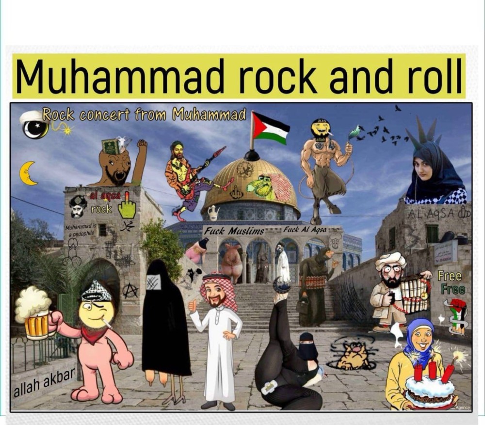 Create meme: political cartoons, caricatures of Islam, caricatures of religion