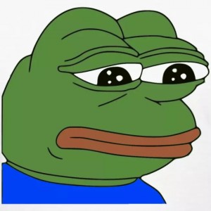 Создать мем: лягушка pepe, жабка пепе, feels bad man