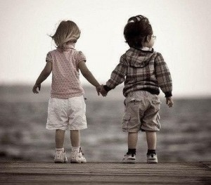 Create meme: a friend is not someone, in childhood, holds the hand