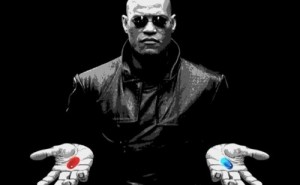 Create meme: Morpheus Wallpaper, Morpheus red or blue, Morpheus pills