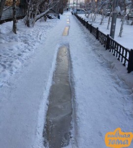 Создать мем: зима в якутске тротуары, зимний снег, снег