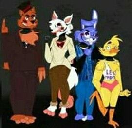 Create meme: Five Nights at Freddy's, foxy and mangle, fnaf