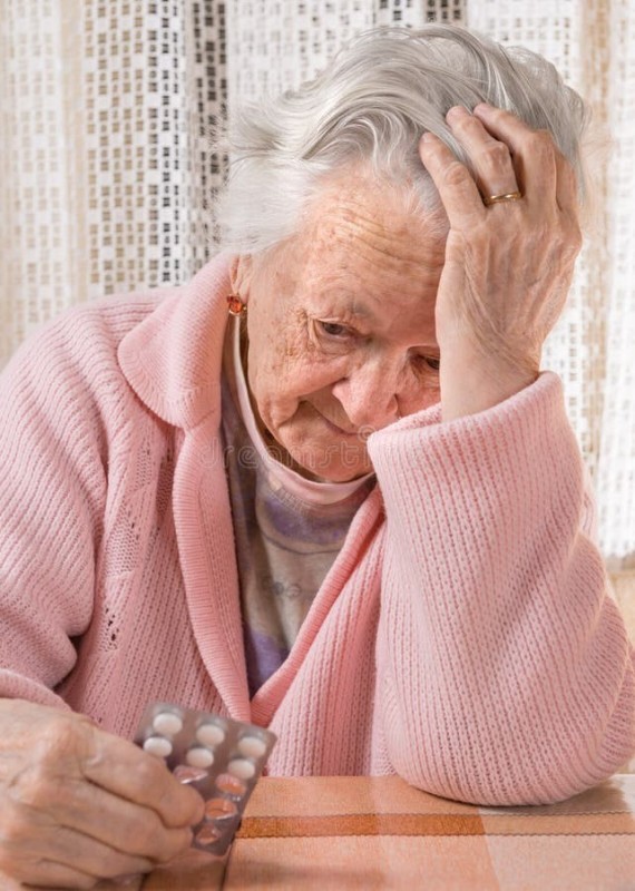 Create meme: sad elderly woman, Alzheimer's, The elderly are sad