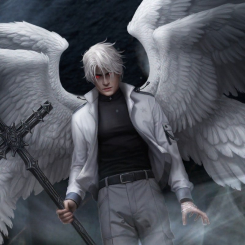 Create meme: angel , angel man, anime