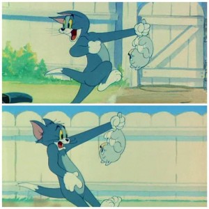 Create meme: Tom and Jerry 1950, Tom and Jerry Tom with a gun, Tom and Jerry