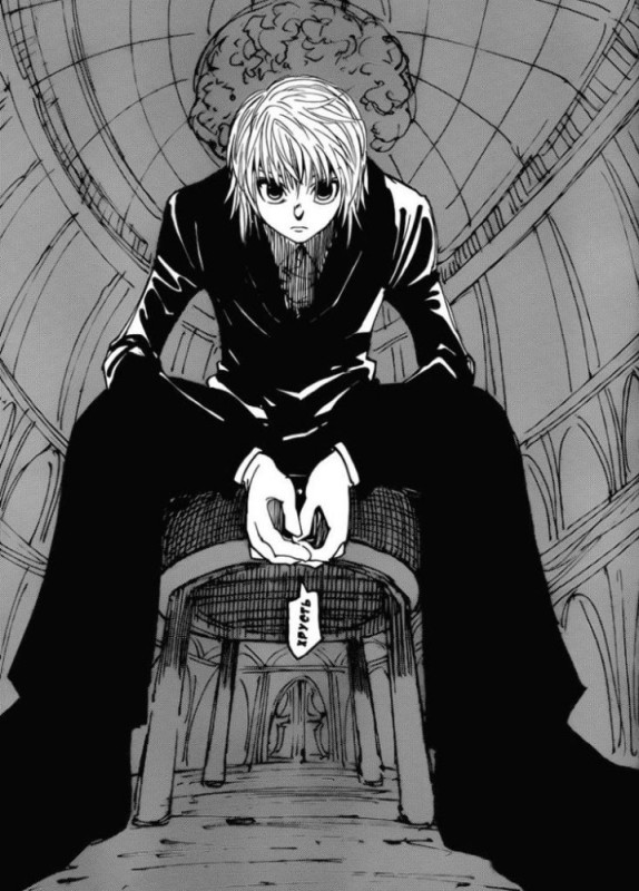 Create meme: kurapika, kurapika manga, Kurapika is evil