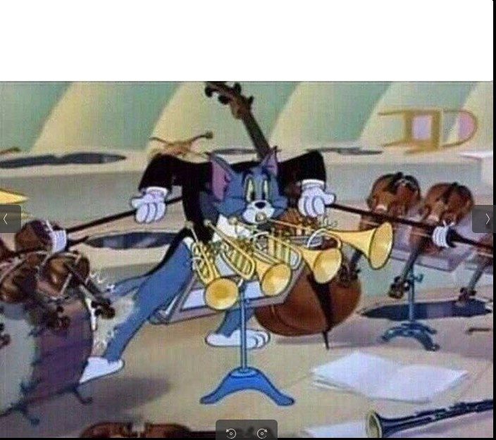 Create meme: Tom and Jerry orchestra, Tom and Jerry , Tom and Jerry the Human Orchestra