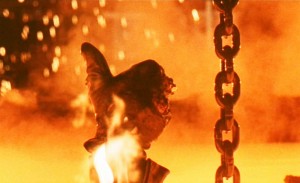 Create meme: terminator 2 lava, Terminator 2: judgment day, terminator 2 the final GIF