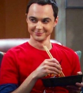 Create meme: joke's on you, sheldon, the smile of Sheldon