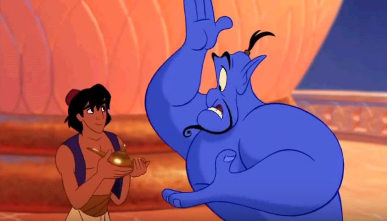 Create meme: cartoon aladdin, aladdin 's characters, gene Aladdin cartoon