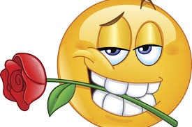 Create meme: emoticons funny, smiley rose