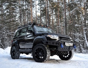 Create meme: tuning UAZ patriot, UAZ patriot