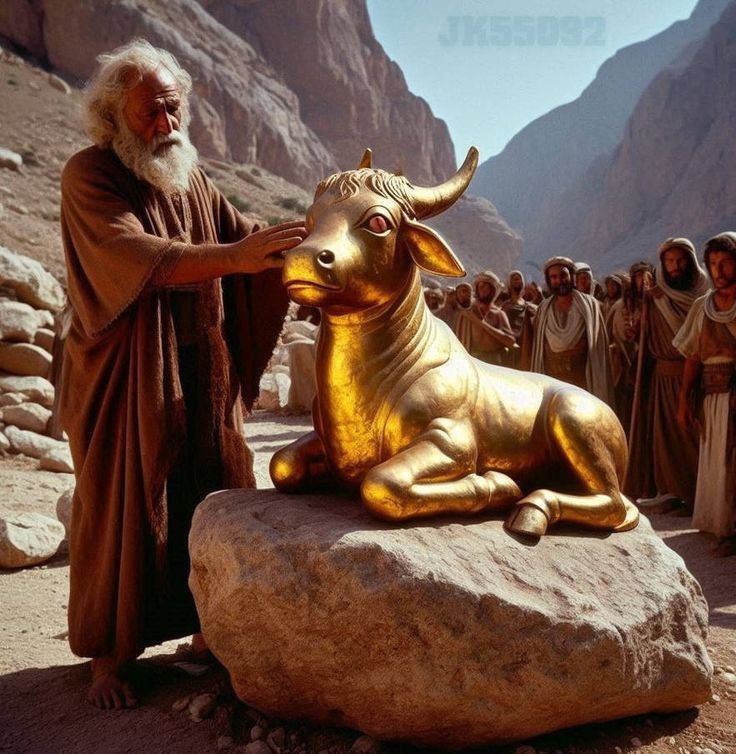 Create meme: golden calf, The bull is golden, The golden calf isb