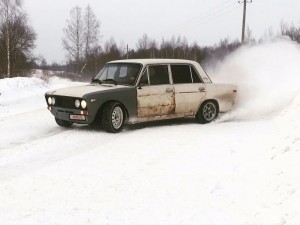 Create meme: winter drift