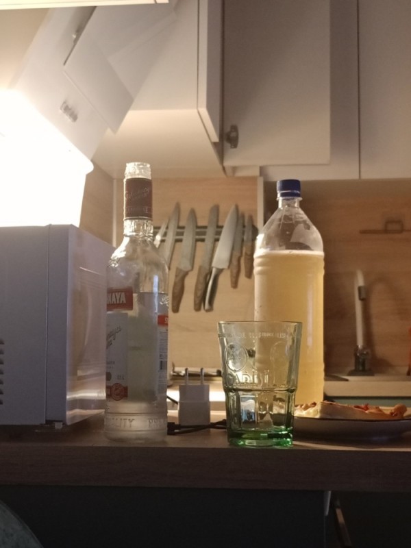 Создать мем: водка спасает, водка и пиво, водка на столе