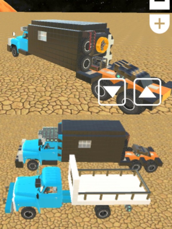 Create meme: simulator simulator, scrap mechanic truck, The car in scrap mechanic