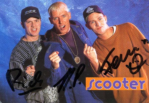 Create meme: scooter band, scooter band 1993, scooter 90s