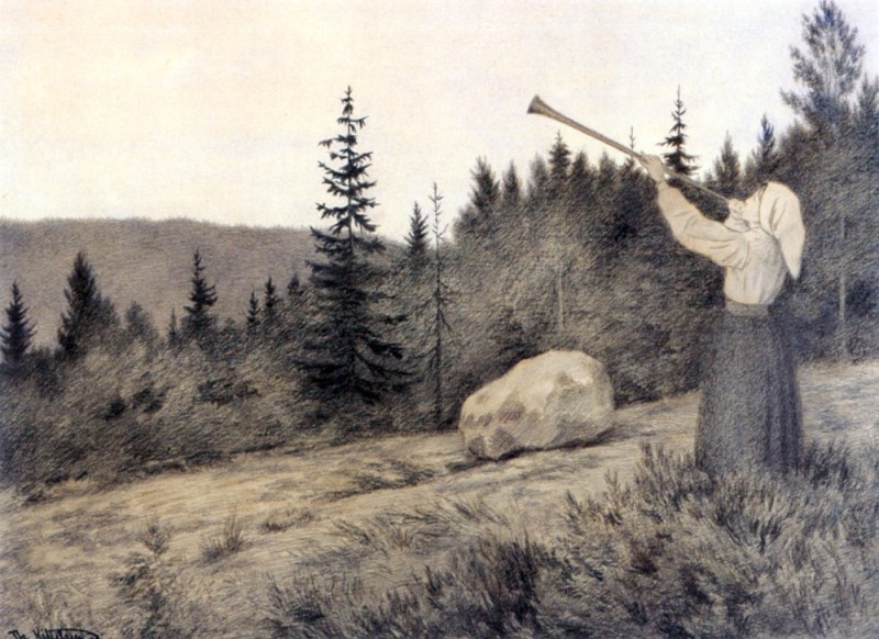 Create meme: burzum , burzum - 1996 - filosofem ( full-length ), theodor kittelsen