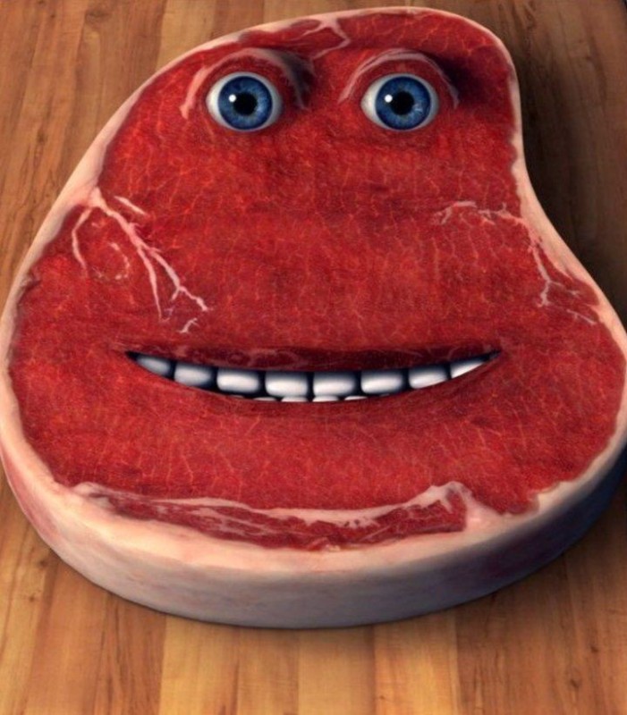 Create meme: loaf meme, funny watermelon, steak cake