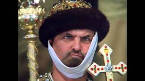 Create meme: impostor, Tsar Ivan the terrible, meme king