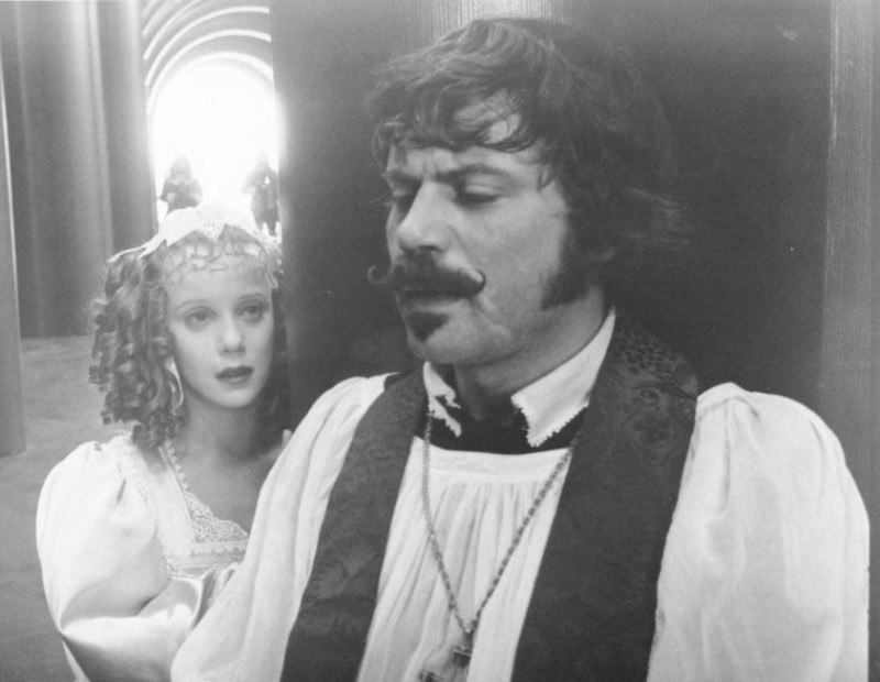 Create meme: a frame from the movie, georgina hale, oliver reed devils