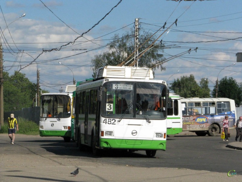 Создать мем: троллейбус иваново, лиаз 5280 троллейбус, лиаз 5280