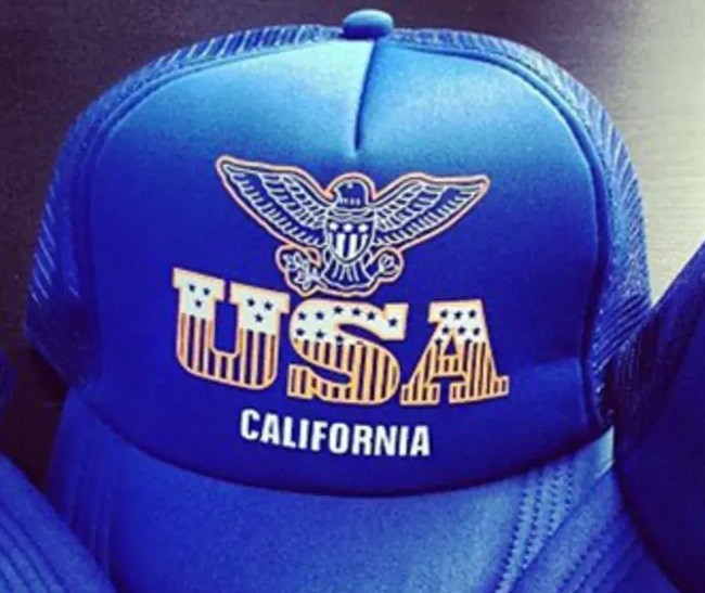 Create meme: usa california 90 baseball cap, cap USA California