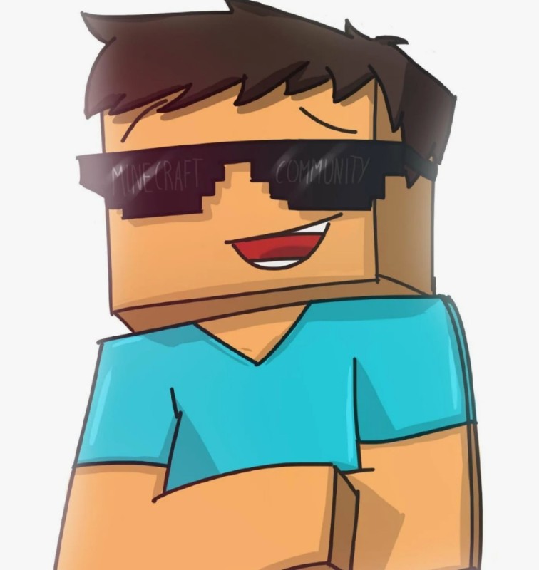 Create meme: Minecraft avatars are cool, hide friends, ava minecraft