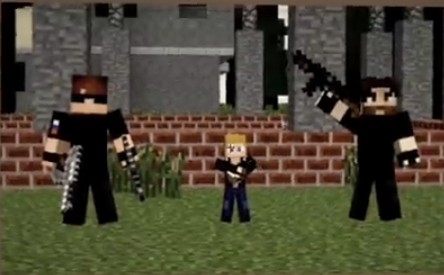 Create meme: Petya nyukem, screenshot , bandits in minecraft