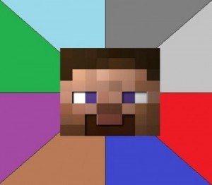 Create meme: the Creator of minecraft meme, Steve minecraft, Steve from main MEM