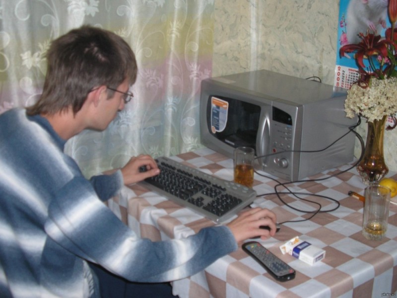 Create meme: danila's computer, the computer , programmer 