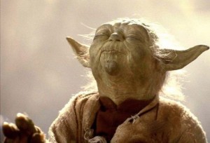 Create meme: Yoda meditates, yoda, Yoda meditates