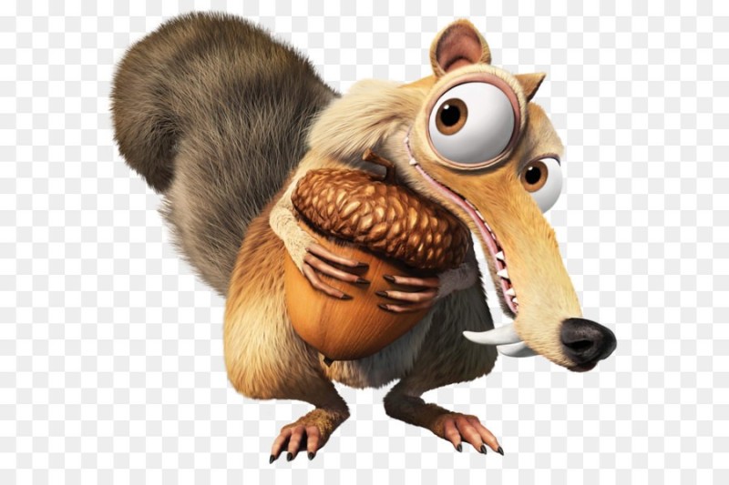 Create meme: the squirrel scrat from ice age, scratch from the ice age, squirrel from the cartoon ice age