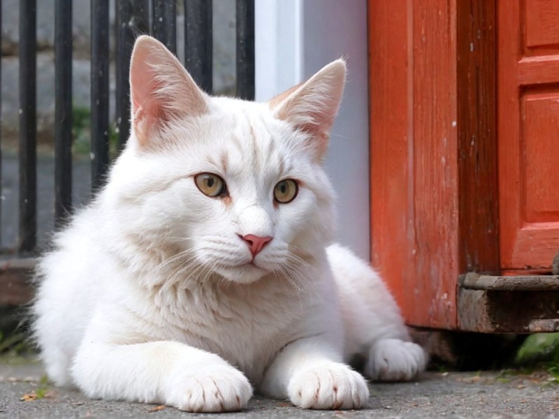 Create meme: turkish angora white, Turkish Angora shorthair cat, Turkish Angora cat