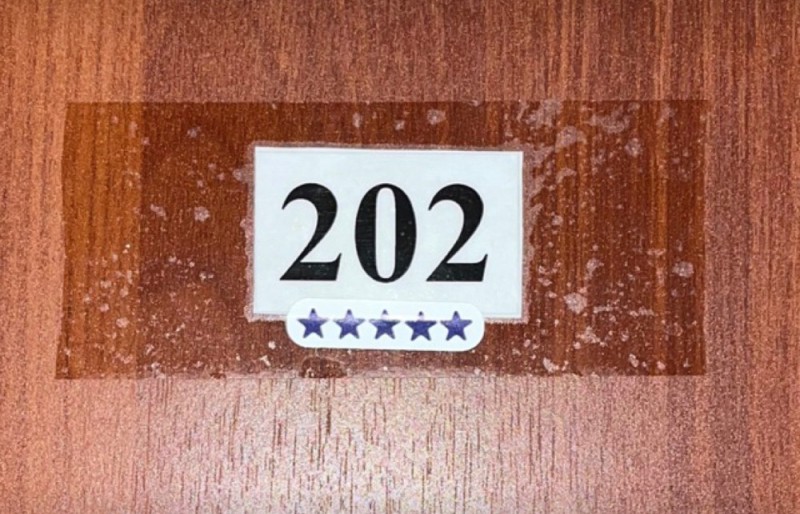 Create meme: door numbers, numbers, the number on the door