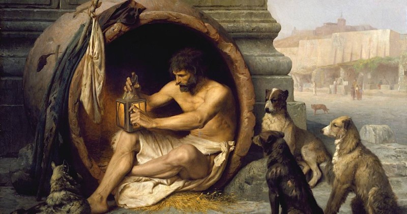 Create meme: Diogenes, Diogenes philosopher, Diogenes philosopher