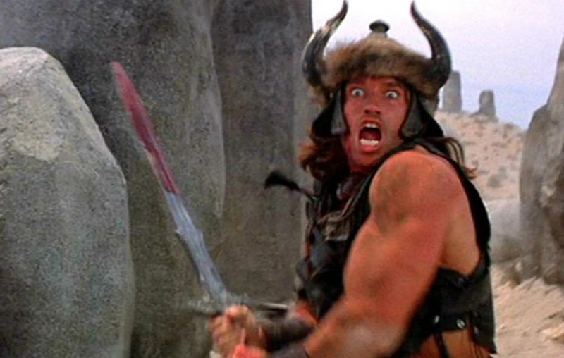 Create meme: conan the Barbarian 1982, Conan the Barbarian movie 1982, Schwarzenegger conan the barbarian